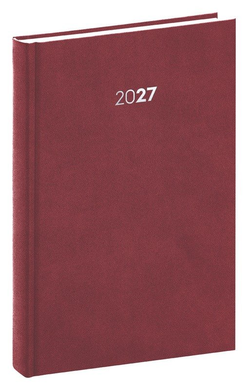 DIÁŘ 2027 DENNÍ BALAKON BORDÓ