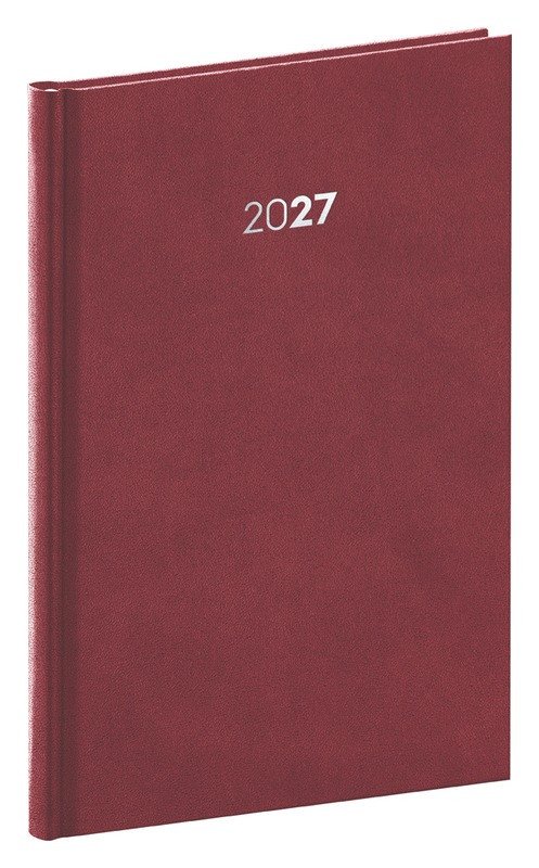 DIÁŘ 2027 TÝDENNÍ BALAKON BORDÓ
