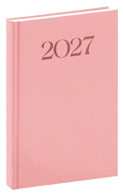 DIÁŘ 2027 DENNÍ BIELLA RŮŽOVÝ