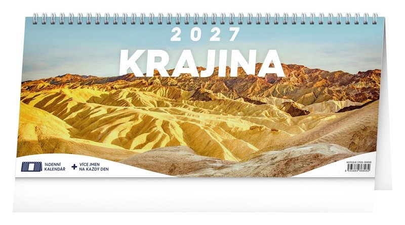 STOLNÍ KALENDÁŘ 2027 KRAJINA