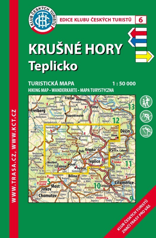 Obálka knihy KRUŠNÉ HORY TEPLICKO 1:50 000 (6) od autora <br>