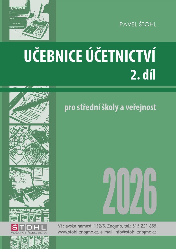 Obálka knihy UČEBNICE ÚČETNICTVÍ 2026 2.DÍL od autora Štohl Pavel