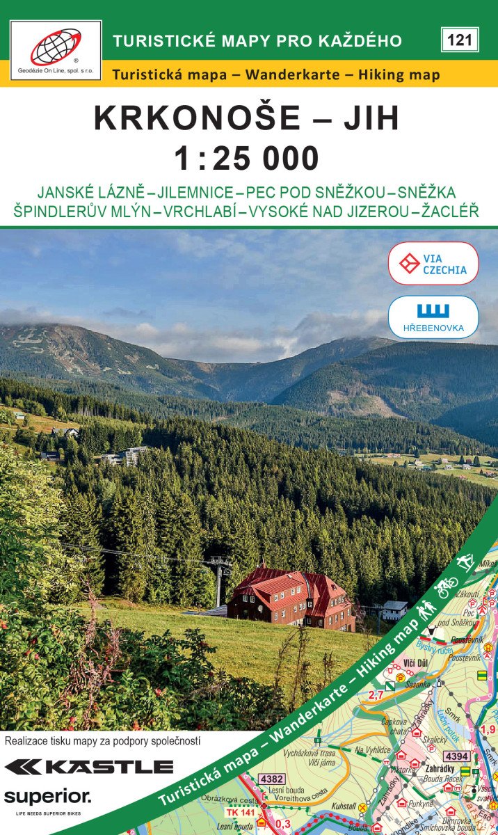 Obálka knihy KRKONOŠE - JIH 1:25 000 /121/ od autora <br>