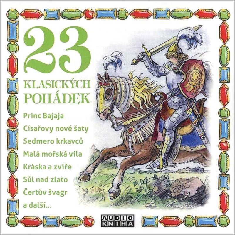 Obálka knihy 23 KLASICKÝCH POHÁDEK CD )AUDIOKNIHA) od autora kolektiv