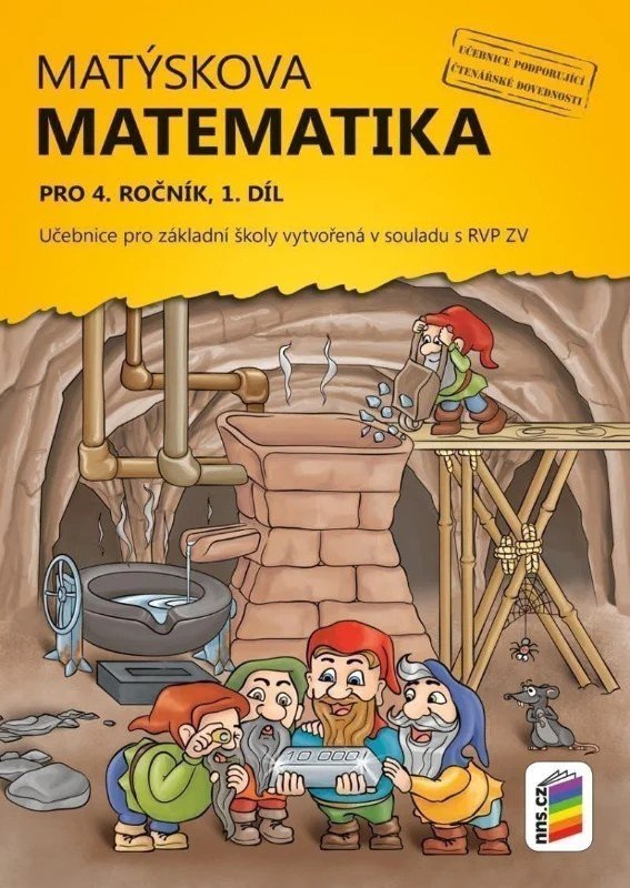 Obálka knihy MATÝSKOVA MATEMATIKA PRO 4. ROČNÍK 1. DÍL UČEBNICE  (4-35) od autora Novotný Miloš,  Novák František