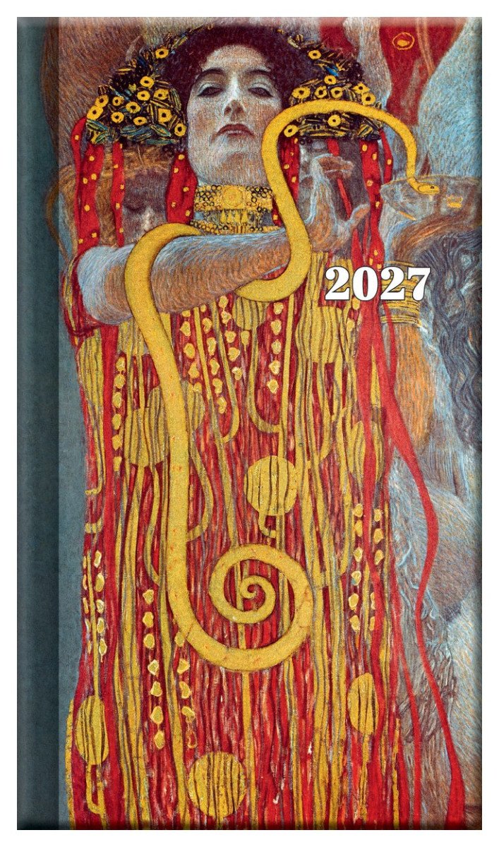 Obálka knihy KAPESNÍ DIÁŘ 2027 ART KLIMT A6 od autora <br>