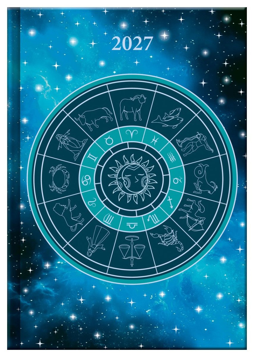 Obálka knihy TÝDENNÍ DIÁŘ 2027 ZODIAK A5 od autora <br>