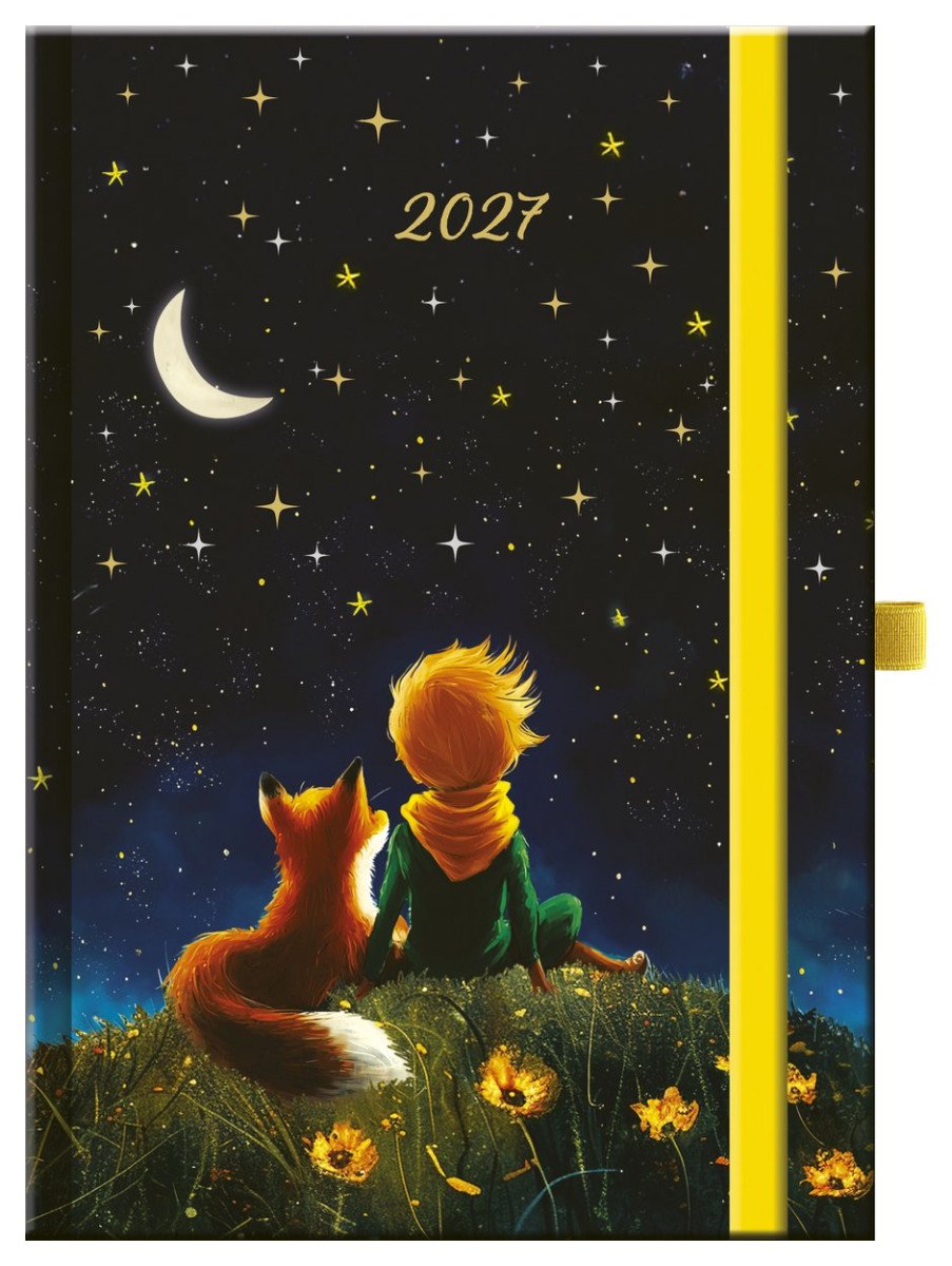 Obálka knihy DENNÍ DIÁŘ 2027 MALÝ PRINC S GUMIČKOU A5 od autora <br>