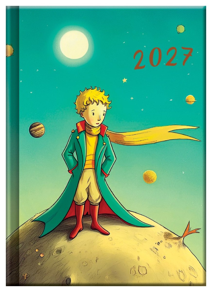 Obálka knihy PRAKTIK DENNÍ DIÁŘ 2027 MALÝ PRINC A6 od autora <br>