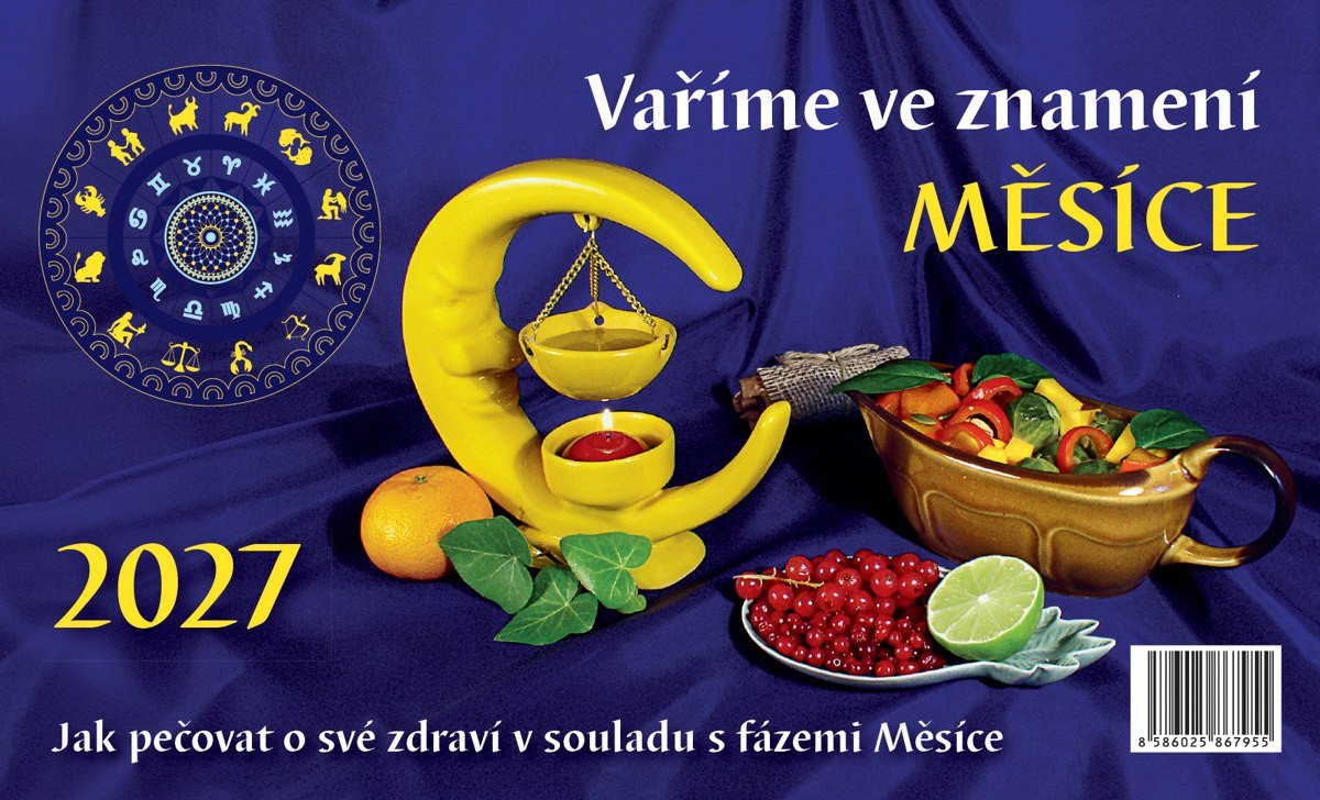 VAŘÍME VE ZNAMENÍ MĚSÍCE 2027 KALENDÁŘ STOLNÍ