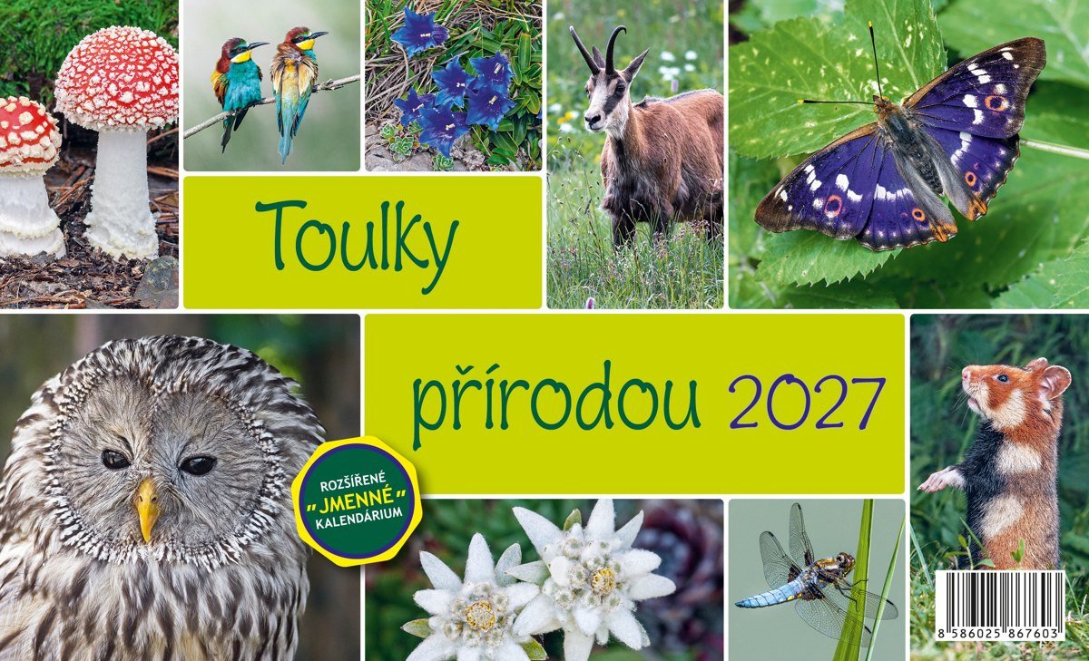 TOULKY PŘÍRODOU 2027 KALENDÁŘ STOLNÍ