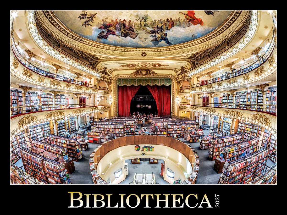 Obálka knihy KALENDÁŘ 2027 NÁSTĚNNÝ BIBLIOTHECA od autora <br>