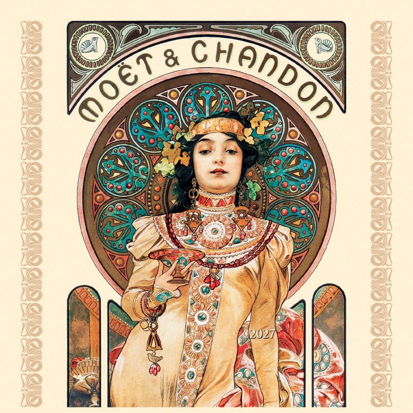 Obálka knihy ALFONS MUCHA NÁSTĚNNÝ KALENDÁŘ 2027 od autora <br>