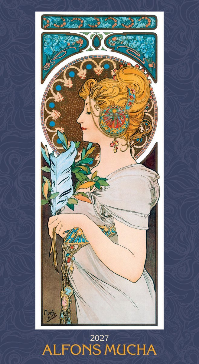 Obálka knihy KALENDÁŘ 2027 NÁSTĚNNÝ ALFONS MUCHA od autora <br>
