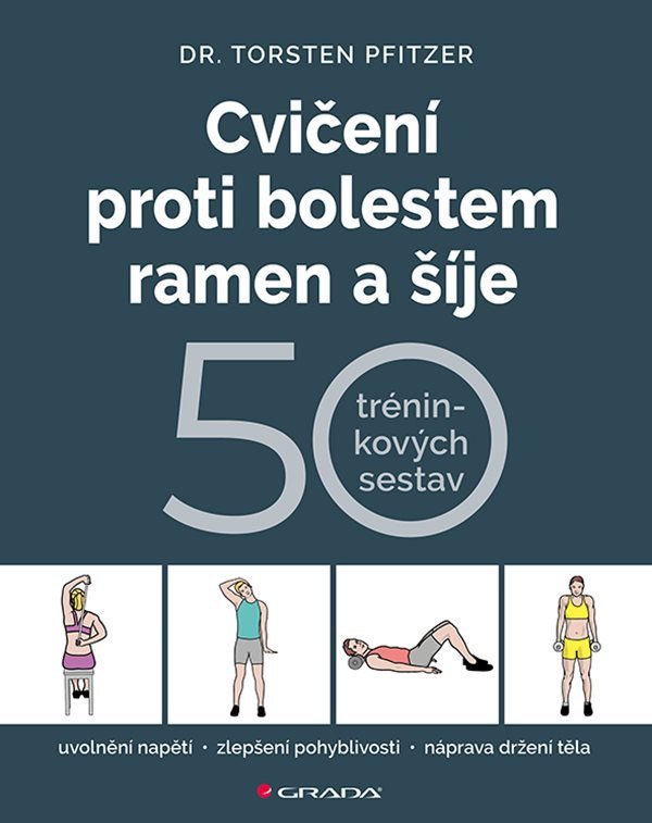 Obálka knihy CVIČENÍ PROTI BOLESTEM RAMEN A ŠÍJE od autora Pfitzer Torsten
