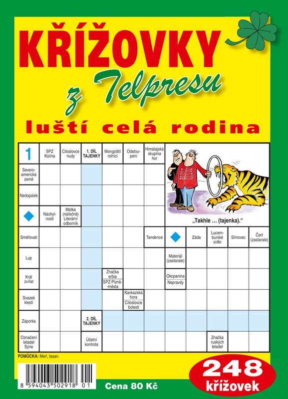 KŘÍŽOVKY Z TELPRESU 2/26
