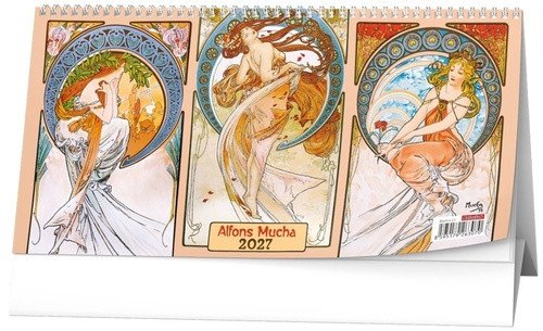 Obálka knihy ALFONS MUCHA STOLNÍ ČTRNÁCTIDENNÍ KALENDÁŘ 2027 od autora <br>