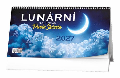 LUNÁRNÍ KALENDÁŘ PAVLA SKÁCELA 2027 - STOLNÍ KALENDÁŘ