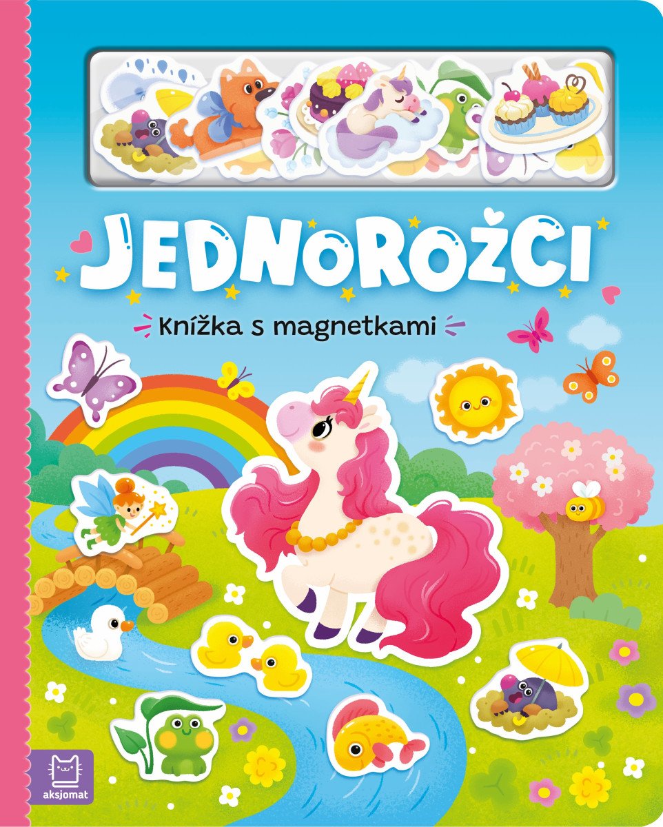 KNÍŽKA S MAGNETKAMI JEDNOROŽCI