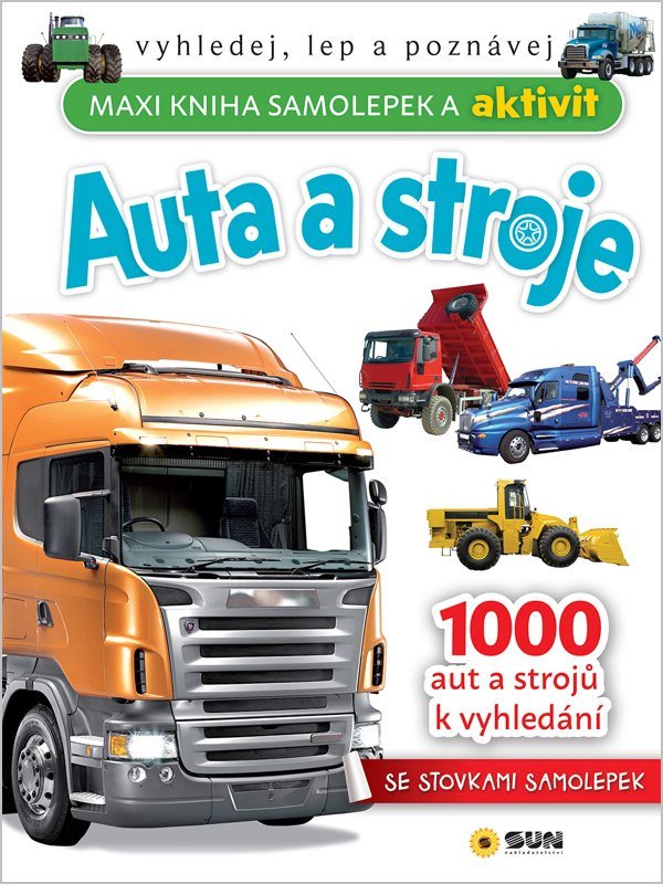 AUTA A STROJE [MAXI KNIHA SAMOLEPEK]
