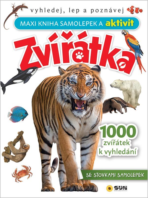 ZVÍŘÁTKA [MAXI KNIHA SAMOLEPEK]