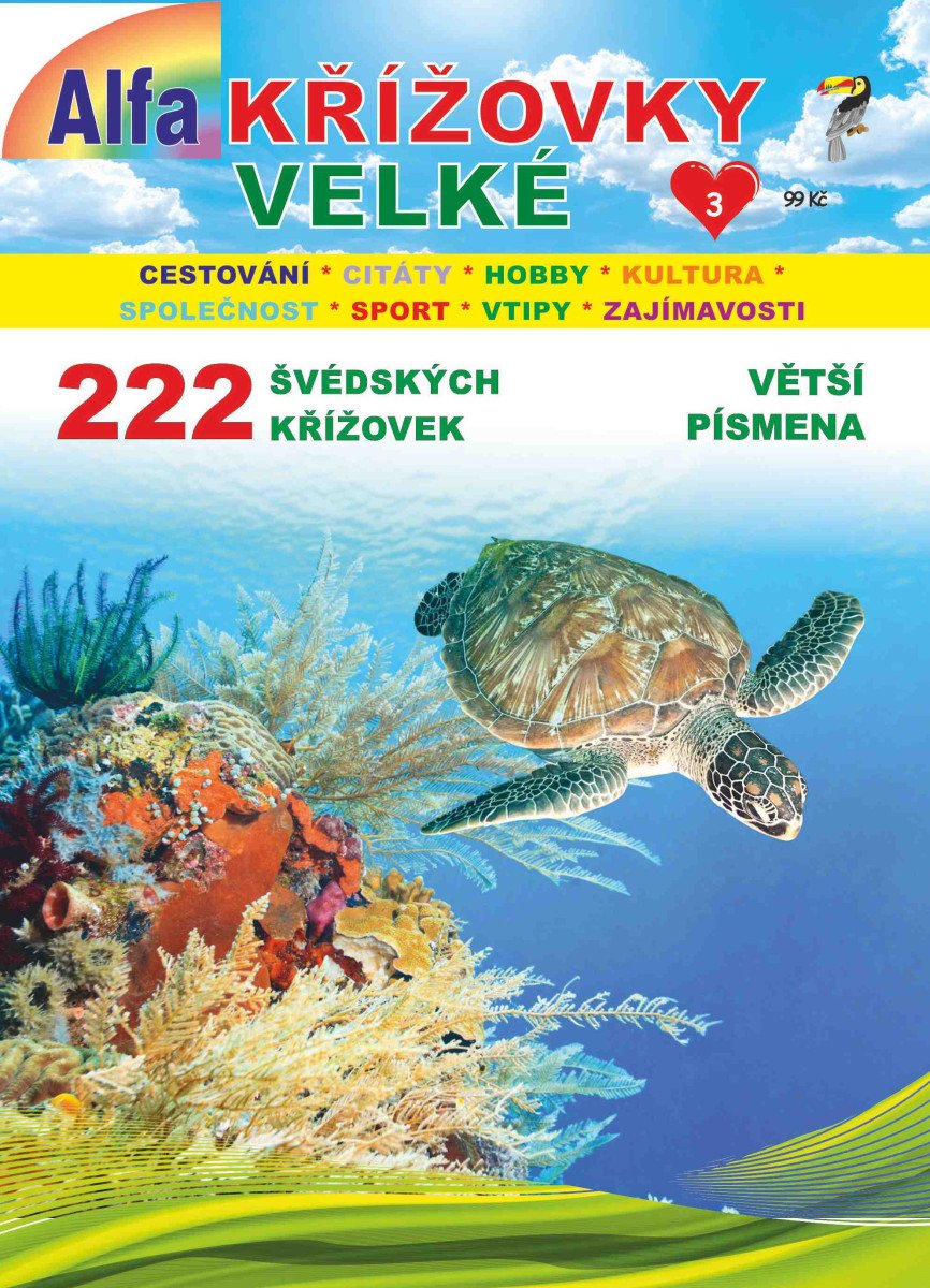 Obálka knihy VELKÉ KŘÍŽOVKY 3/2026 od autora <br>