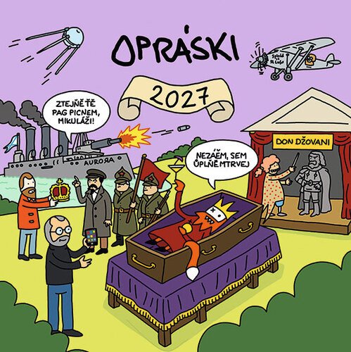 Obálka knihy OPRÁSKI 2027 NÁSTĚNNÝ KALENDÁŘ od autora Jaz