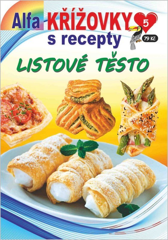 KŘÍŽOVKY S RECEPTY 5/2026 LISTOVÉ TĚSTO