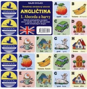 Najdi dvojici - Angličtina - 1. Abeceda a barvy
