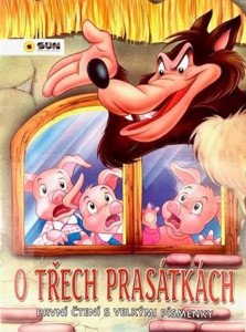 O třech prasátkách - První čtení s velkými písmenky