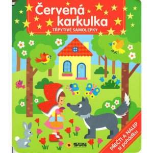 Červená karkulka - Třpytivé samolepky - Přečti a dolep si pohádku